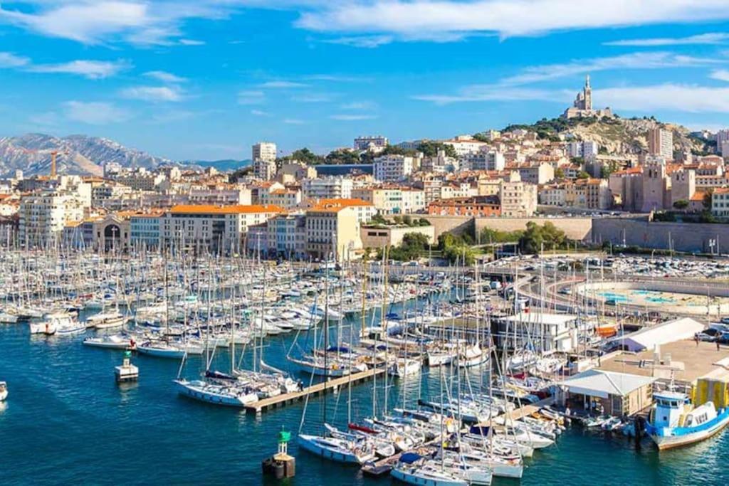 T2 47M2 Avec Terrasse - Proche Gare Marseille Marselha Exterior foto